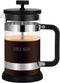 French Press Coffee Maker 21 oz - Cold Brew Heat Resistant Borosilicate Coffee Pot, 600 ml (Black)