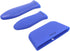Silicone Hot Handle Holders, 3-Pack Mix (Blue)