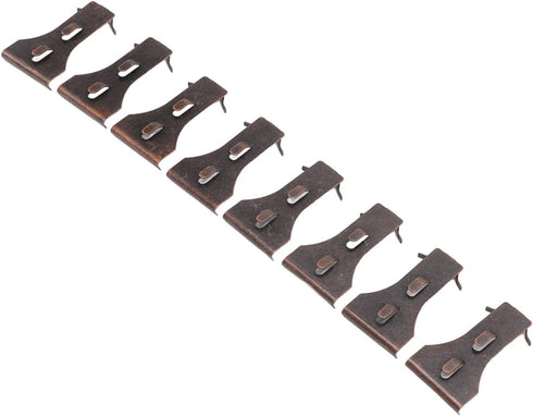 TOPINCN 8pcs Brick Hook Clips, Sturdy Steel Utility Hooks for Home Storage, No Tools Required