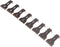 TOPINCN 8pcs Brick Hook Clips, Sturdy Steel Utility Hooks for Home Storage, No Tools Required