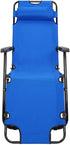 Kcelarec Outdoor Folding Chaise Lounge Chair, Patio Sun Lounger Reclining Beach Chair Sun Patio Pool Lawn Recliner