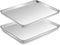 Baking Sheet Set of 2, Stainless Steel Cookie Sheet Baking Pans, Rectangle Size 16 x 12 x 1 Inch, Dishwasher Safe