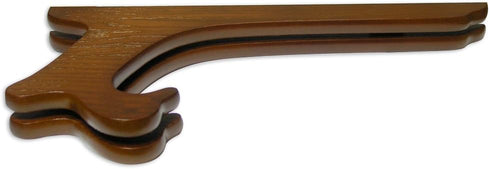 BANBERRY DESIGNS Walnut Wooden Easels Premium Quality Folding Display Stand 11" H Set of 2 Easels Ideal for Very Large Sized Plates Plaques Books Tiles