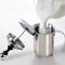 Foam Maker, Stainless Steel Manual Milk Frother, 800ML, Manual Operated Milk Foam Maker for Cappuccino Coffee Latte