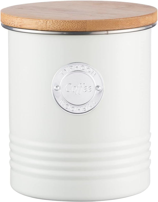 Typhoon Living Collection 1-Quart Coffee Canister - Cream