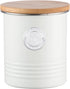 Typhoon Living Collection 1-Quart Coffee Canister - Cream