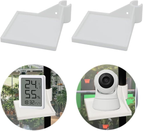 EQUIJUANCE Grow Tent Corner Shelf Adjustable Wall Mounted Shelves Tent Pole Shelf Versatile