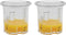 HIC Kitchen E-Z 4-Step Multi Measure Bar Cocktail Jigger, Set of 2, 0.5-Ounce to 2-Ounces