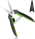 WORKPRO Pruning Shears, 6.25'' Stainless Steel Hand Scissors with Sheath for Precision Pruning