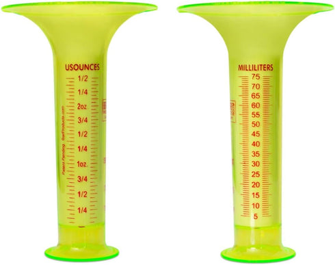Pour Tester for Bartenders, Liquid Measuring Tool with 1 Ounce Shot Line, Fits in Shaker Tin