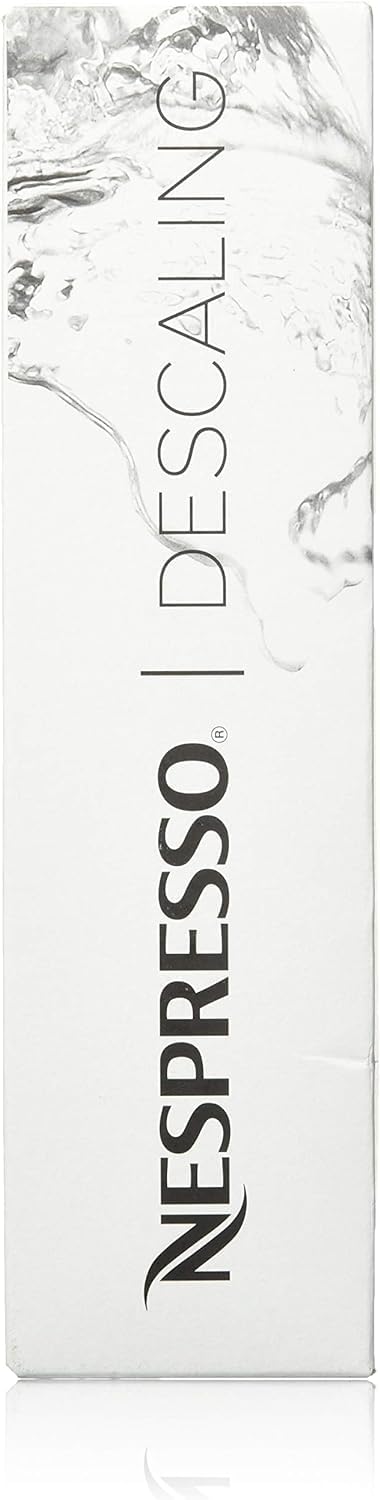 Nespresso Descaling Solution Kit, Fits All Models, 2 Packets with Cleaning Cloth, Descaling Solution for All Models,
