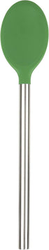 Tovolo Silicone Mixing Spoon with Stainless Steel Handle, Scratch-Resistant & Heat-Resistant Kitchen Utensil