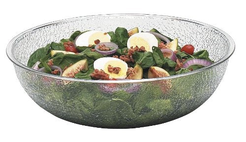 Cambro PSB12-176 12" Round Pebbled Bowl