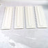 Antallcky Decorating Comb and Icing Smoother Set of 4 Pack for Cake Edge Tools, Plastic Sawtooth Scraper