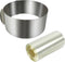 Cake Ring Mold Set, Adjustable Stainless Steel Pastry Ring 6-12 Inch with 4-Inch Cake Collar for Baking, Cake Decorating