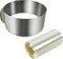 Cake Ring Mold Set, Adjustable Stainless Steel Pastry Ring 6-12 Inch with 4-Inch Cake Collar for Baking, Cake Decorating