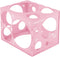 Worown 18 Holes Large Collapsible Pink Plastic Balloon Sizer Box, 1-12 Inch Measurement Tools for Balloon Decorations