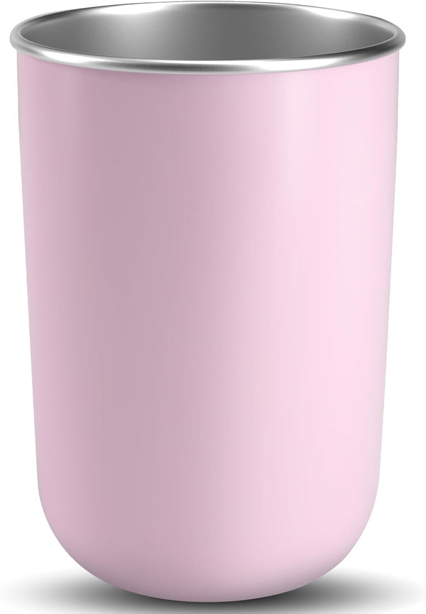 Stainless Steel Mouth wash Cup 12 oz Toothbrush Cup Stainless Steel Small