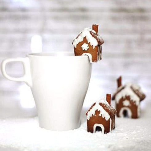La Tartelette 3 Pcs Stainless Steel Christmas Mini House Mold Gingerbread Cookie Cutters Set