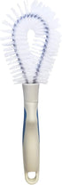 Ergonomic Vegetable Scrubbing Brush with Rubber Handle for Efficient Cleaning