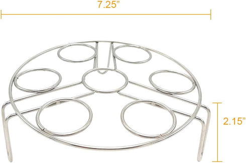 Egg Steamer Rack Alamic Egg Rack Steamer Trivet Basket Stand for Instant Pot Accessories, Stainless Steel