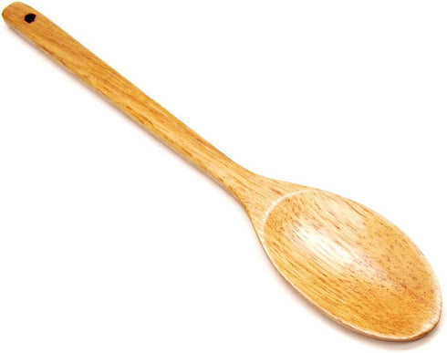 (1 Pack) 12.5" Wooden Cooking Tuner Spoon for Mixing, Baking, Serving, Kitchen Utensils