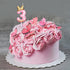Nuanchu Pink Number 3 Candle, Happy Birthday Topper for Cake Baking Celebration Reunions Anniversary Party Supplies