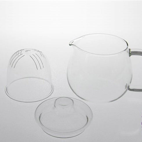 KINTO UNITEA Teapot, 15.2 fl oz (450 ml), Heat-resistant Glass, Dishwasher-safe, Gift