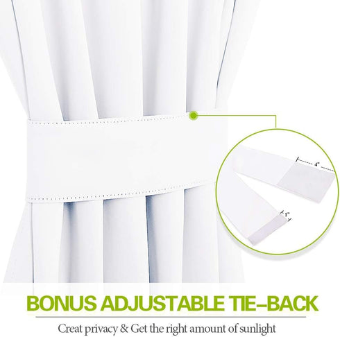 PONY DANCE Small Window Curtains - Window Shades Room Darkening Drapery Light Filter Drapes for French Door Glass,