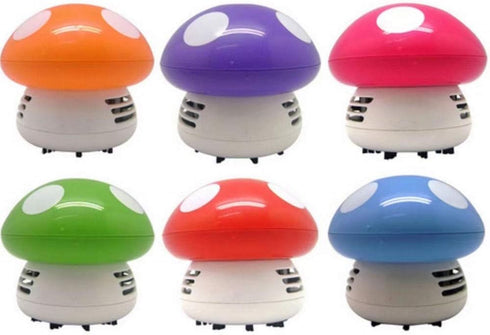 Portable Mini Cute Vacuum Cleaner (Blue), Handheld Battery Powered for Home & Office
