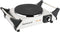 Techwood Single Burner Hot Plate, 1500W Electric Stove with Adjustable Temperature & Stay Cool Handles, 7.5" Silver