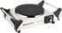 Techwood Single Burner Hot Plate, 1500W Electric Stove with Adjustable Temperature & Stay Cool Handles, 7.5" Silver