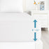 2 Pack 14", Queen Mattress Protector Waterproof, Noiseless & Soft Coverage Queen Size Mattress Cover Fitted Sheets