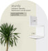 Set 2, 7.75" 7.75" kieragrace Priva Corner Wall Shelf - of White, x