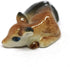 ZOOCRAFT Ceramic Deer Bambi Figurine - Miniature Collectible Porcelain Animal Gift