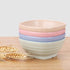 SOUJOY 20 Pack Wheat Straw Bowls, 20 Oz Unbreakable Cereal Bowls, Reusable for Snacks, Microwave Safe