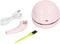 HEEPDD Mini Vacuum, Desktop Vacuum Pink Portable Handheld USB Charging for Office Home School Classroom