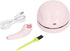 HEEPDD Mini Vacuum, Desktop Vacuum Pink Portable Handheld USB Charging for Office Home School Classroom