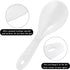 2PCS Plastic Rice Paddle Spoon, Non-Stick Rice Spatula, 7.87 Inch Rice Serving Spoon (White B)