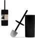 Bath Elements Set Toilet Bowl Brush for Bathroom with Holder | Modern Chic Designs Toilet Cleaner with Hidden Brush