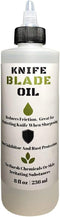 Premium Knife Blade Oil & Honing Oil - 8 Oz - Food Safe Oil for Carbon Steel Knives & Sharpening Stone