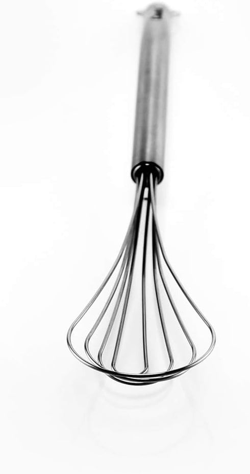 Chantal Flat Whisk Utensil, Small, 11 Inch, Polished Stainless Steel