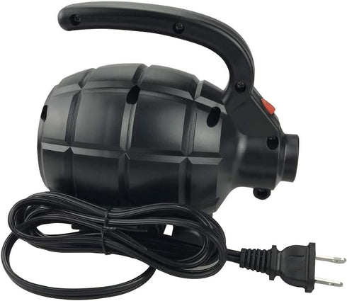 BOMPOW Electric Air Pump for Inflatables, AC (110V), 600W, 20L/min, Black, 4 Detachable Nozzles