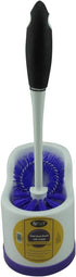 Home Products Toilet Bowl Cleaning System with Brush, Rim Cleaner, and Holder Set - Bathroom Storage Caddy