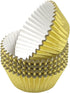 Standard Gold Foil Cupcake Liners, 100-Count Muffin Baking Cups for Party and More