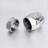 Dletay Small Keepsake Urns for Human Ashes, 1.57 Inch Mini Cremation Urns, Stainless Steel Memorial Holder
