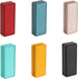 HAN SHENG 6 Pcs Multicolor Rectangle Tea Tins - Food Storage Containers for Tea, Coffee, Herb, Candy, Sugar