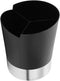 Straw Holder for Countertop, 3 Grid Stainless Steel Dispenser for Drinking Straws and Coffee Stirrers
