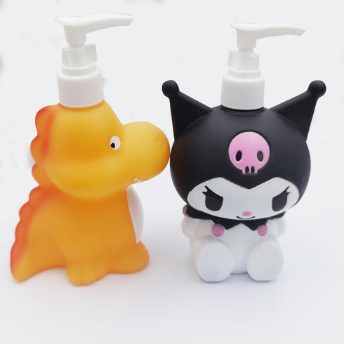 Dinosaur Panda Frog Cute Cartoon Animal Hand Soap Pump, Lotion Dispenser for Bathrooms and Kitchen Countertops