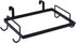 Household Essentials Metal Over the Door Trash Bag Holder, Black